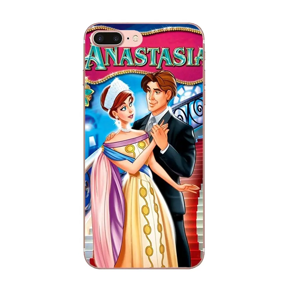 Чехол из ТПУ для Apple iPhone 4 4s 5 5C 5S SE 6 S 7 8 Plus X XS Max XR с героями мультфильмов Anastasia Princess и
