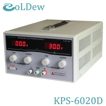 

KPS6020D High precision High Power Adjustable LED Dual Display Switching DC power supply 220V EU 60V/20A