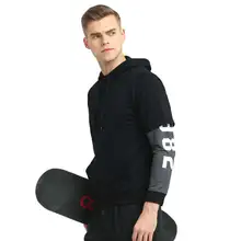 Мужская быстросохнущая толстовка с капюшоном Спортивная Трикотажная компрессионная фитнес-рубашка Gymming Беговая баскетбольная футбольная куртка 839