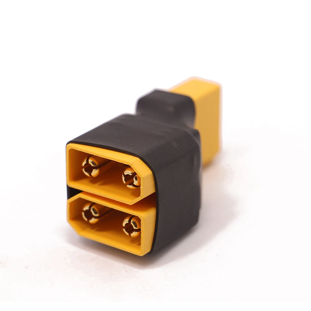 

Free Shipping 1 PCS AMASS XT90 Series Connector Adapter 2-male 1-female Serial Connection RC Battery Lipo Connector
