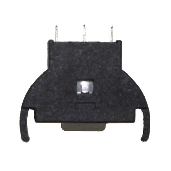 

H D S N H Vertical CR2032 2025 Half-Round Battery Coin Button Socket 3 PIN Holder Case