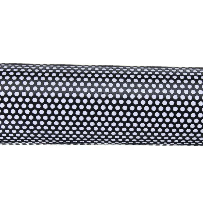 1pc Universal 106x28cm Headlight Tint Perforated Film Mesh Rear Light Sticker Fly-Eye Perforated Mesh Film Tinting Decal car styling (2)