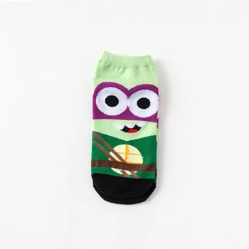 

Men Boat Socks Low Ankle Boat Sock Cartoon Cute Superman Print Pattern Cotton Sports Socks Casual Style High Quality