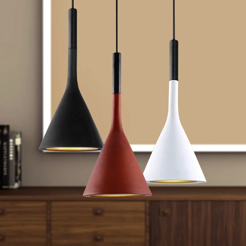 

1PC Creative resin funch pendant lights personalized restaurant bar LED bedside decorative lighting pendant lamps ZA