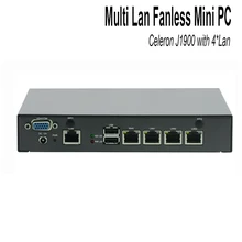 Barebone Mini Pc Quad Core J1900 VGA COM 2*usb Fanless X86 ,apply to router, firewall, proxy