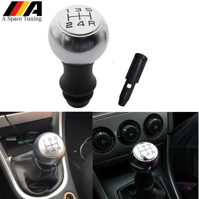 5 Speed VTS Sports Stainless Steel Manual Gear Shift Knob Lever Adapter For  Peugeot 106 206 306 406 107 207 307 308 407 Triumph