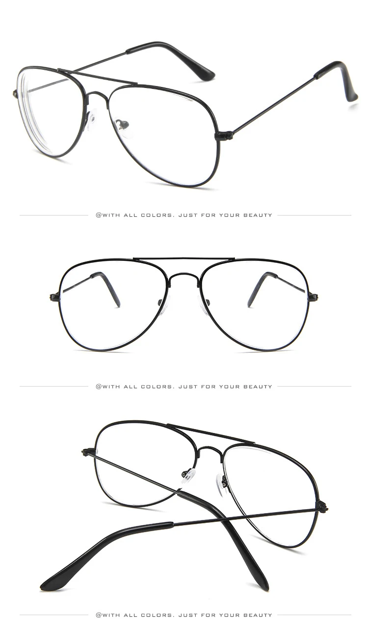 Retro Metal Cat Eye Finished Myopia Eyeglasses Spectacles Glasses For Women And Men-1.0-1.5-2.0-2.5-3.0-3.5-4.0