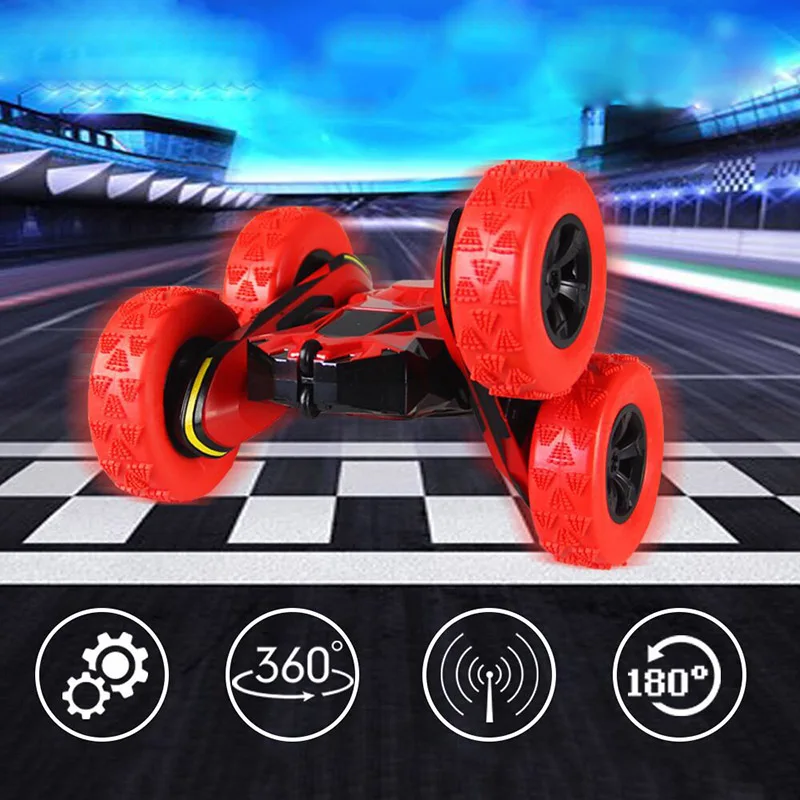 

2018 New Stunt RC Car 360 Degree Rotate High Speed Rolling Car Model Off-road Cars Kids Gift Toys