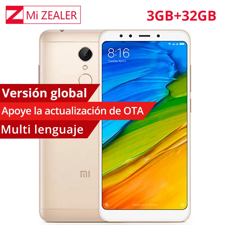 Global Version Xiaomi Redmi 5 3G RAM 32GB ROM Mobile Phone