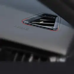 Для Volvo XC60 2018 Крышка для воздуховода отделкой углеродного волокна черный автомобиль AC аксессуары LHD