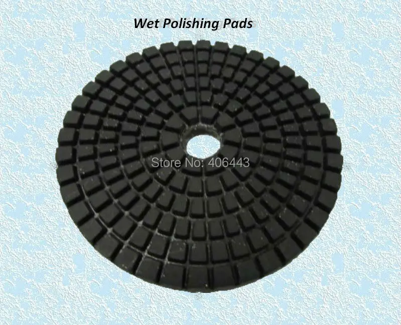 

100mm Diamond Soft Polishing Pads for Wet Polishing Marble and Granite (Grits# 50 ~ Buff)