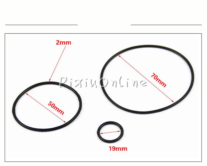 40X Small Fine Pulley Pully Belt Engine Drive Belts For DIY Toys Module Car TEUS