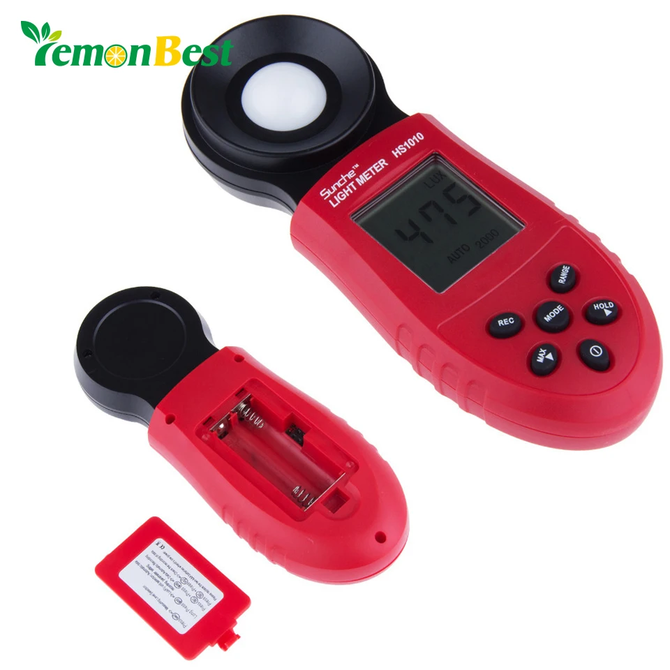

Portable Digital Lumen Lumenmeter Photometer Tester Light Meter with 200,000 Lux LCD Display Free Shipping