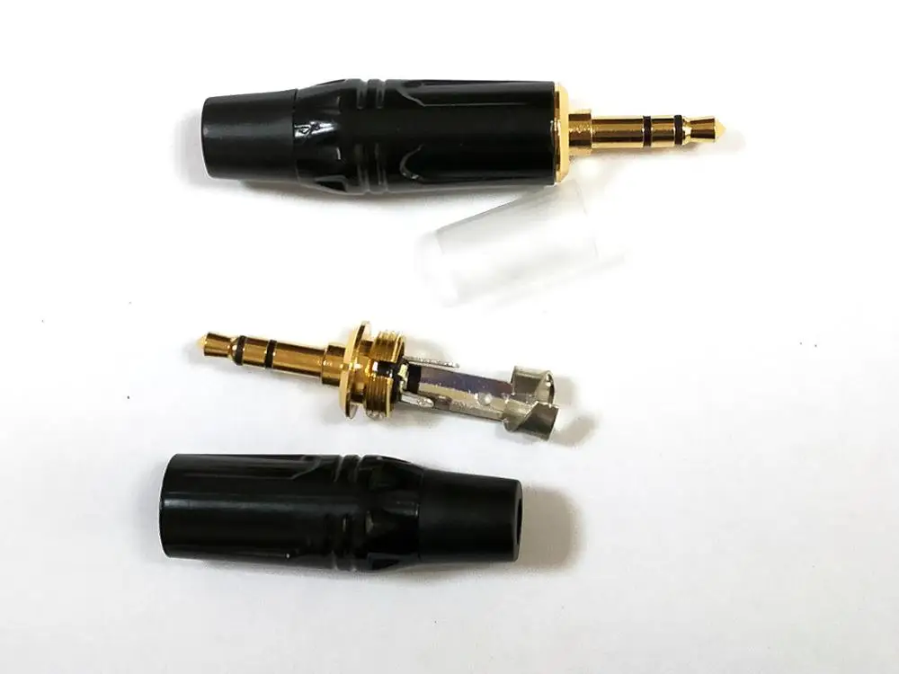 1000pcs Stereo 3 5mm 3 Pole Repair Headphone Jack Plug Connector Cable Audio Adapter Connector Audio Jack 3 5mm Plug