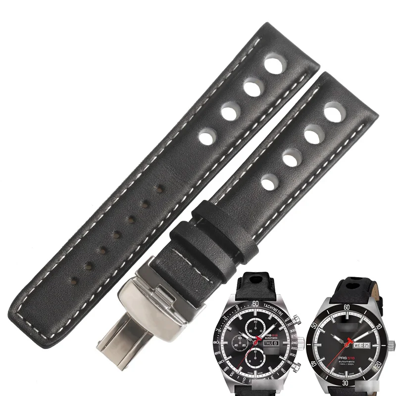 Ремешок WENTULA из телячьей кожи для TISSOT T044 PRS516 T91 T021 браслет натуральной воловьей