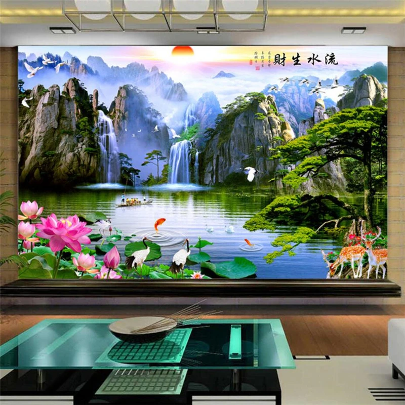 

Обои на заказ, 3D фото фрески, гостиная, спальня, отель, ТВ, стена, течет, уютные сосновые 3d обои, Papel de parede