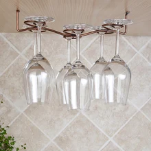 Держатель для Винных Бокалов, железная подставка для винных бутылок, винная чаша Кубок, рамка, висящая вверх дном