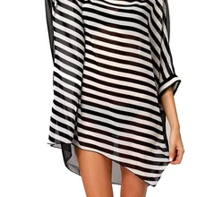 Хорошее предложение, женское бикини, купальник, накидка, Пляжное Платье, женский большой размер, шифон, купальный костюм