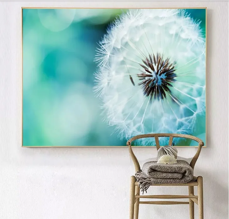 

Beautiful Art Dandelion Decorative Paintings Modular Picture Wall Art Canvas Painting for Living Room No Framed