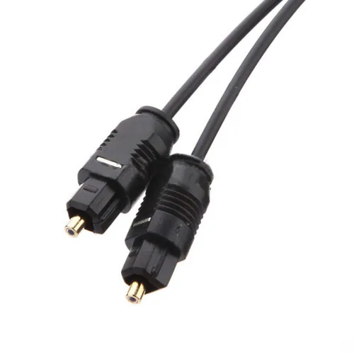 

PROMOTION! 2M Metre Digital Fibre Optical Audio Toslink SPDIF MD DVD Gold Cable Lead Plug