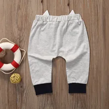 Новая детская Штанишки для малышей шаровары с рисунками для мальчиков и девочек штаны длинные брюки леггинсы брюки Повседневное