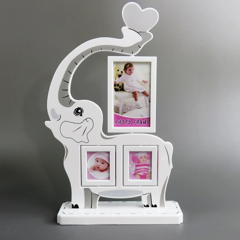 

Hot Creative Wall Hanging Children's Photo Frame Set Table Giraffe Elephant Baby Photo Frame Combination Photo Photo Frame
