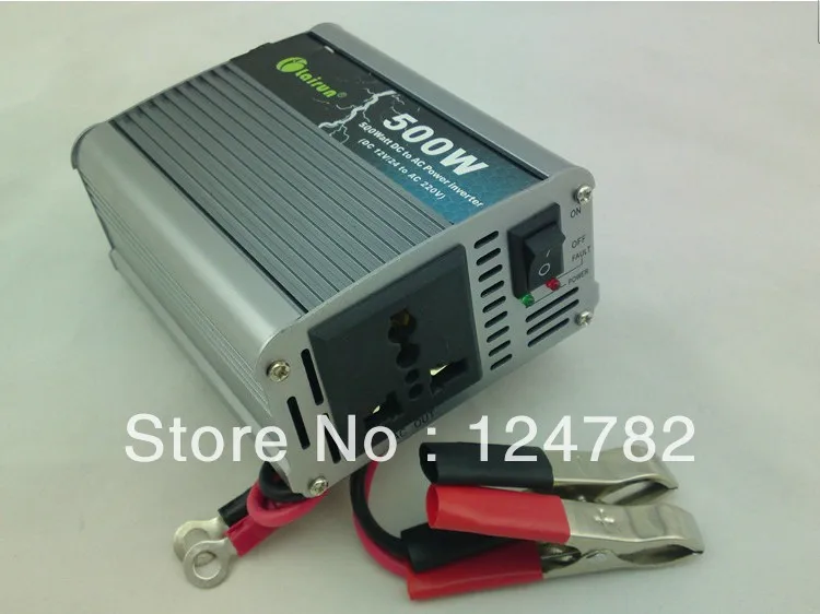 Car inverter motor inverter 12 24 220 v to 220 v 500W power supply switch w