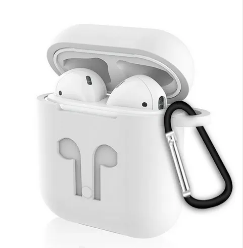 Caletop чехол для Airpods беспроводное покрытие для наушников для Airpod аксессуары i12 i10 TWS наушники защитные наушники мягкий чехол s - Цвет: White Case