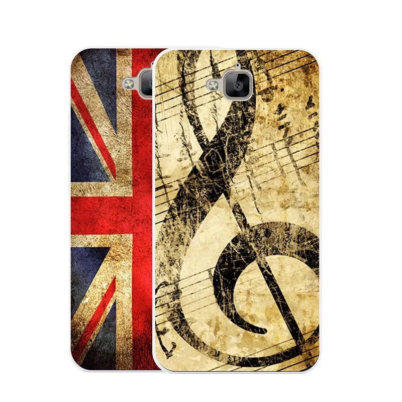 huawei y6 pro Case Silicon Antique map Painting Soft TPU Back Cover for Phone Protect shell |