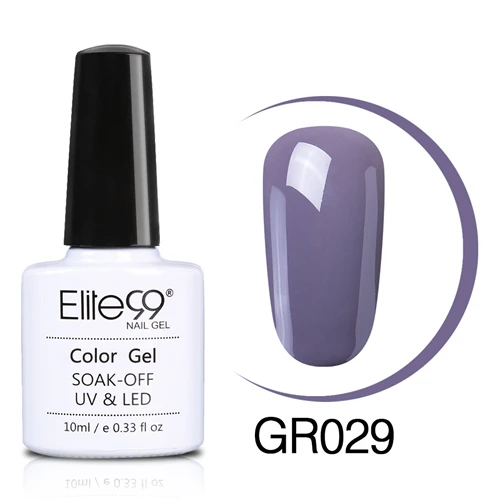 Elite99 Soak Off Green Series Гель-лак 10 мл Светодиодный УФ-гель лак для ногтей Праймер УФ гель лак для ногтей художественная краска для маникюра - Цвет: 029
