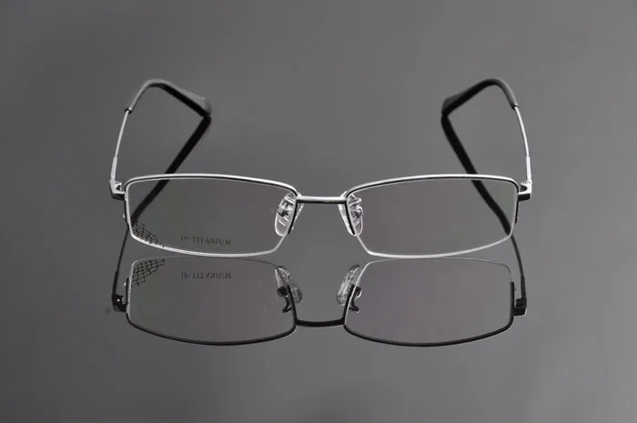 DEDING Super Slim титана прозрачные линзы близорукость очки Frame Титан армасан де oculos грау