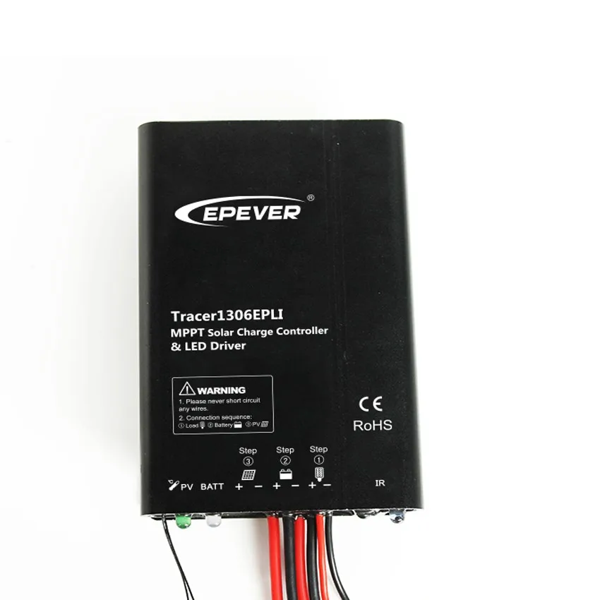 EPEVER Tracer1305EPLI 10A 12V 130W литиевая батарея MPPT Контроллер заряда с драйвером