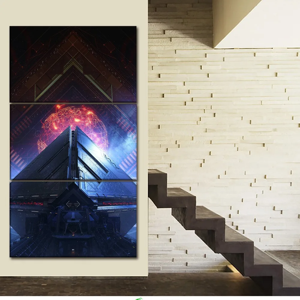 

Canvas Paintings For Living Room Or Bedroom Home Decor Framework Wall Art 3 Piece Game Destiny 2 HD Printing Type Artwork Poster