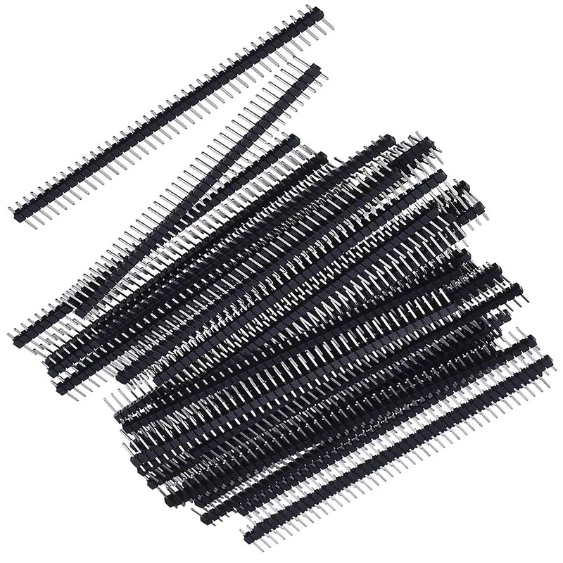

10pcs Single Row Board Computers Male Pin Header For Arduino 1x40 2.54 Breakable 40 Pins Connector Strip PCB Electronic DIY Kit