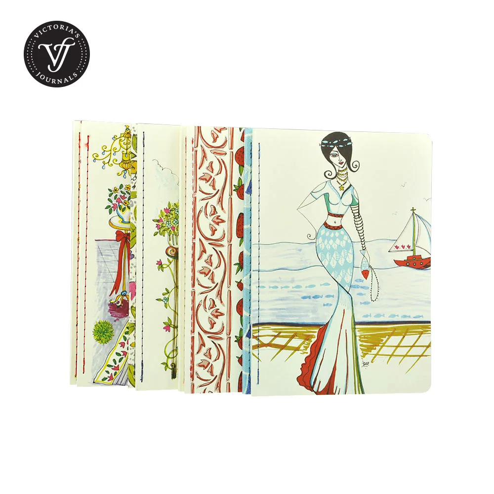 

Victoria's Journals Fashion Stitched Soft Cover Journal Notebook 2 Pieces Set
