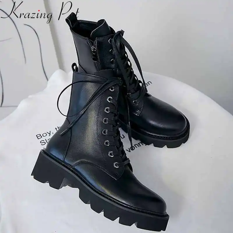 round toe motorcycle boots