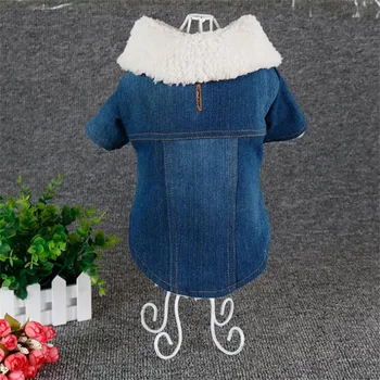 

Dog Clothes Winter Warm Coat For Small Dogs Yorkshire Pug Poodle Jeans Coat Jacket Puppy Pet Clothes Costume Clothing For Dog
