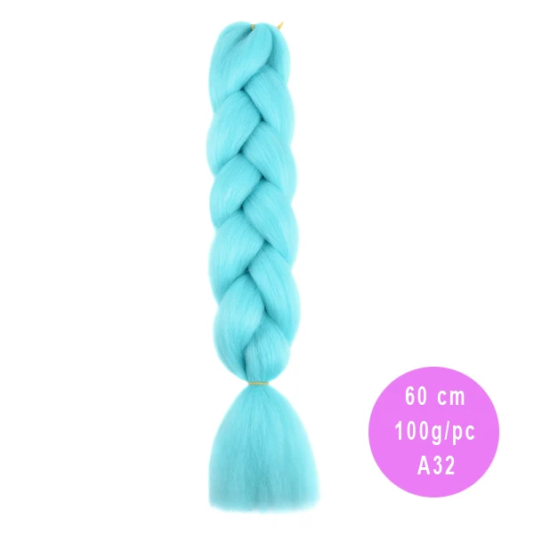 TOMO радужные огромные косички синтетические плетеные волосы 24 дюйма 60 см вязанные крючком волосы для наращивания Xpression крючком косички 100 г/упак - Цвет: T#Grey/613