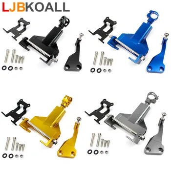 

MT07 FZ07 CNC Full Set of Steering Stabilizer Damper Mounting Bracket Kit for YAMAHA MT-07 FZ-07 MT 07 FZ 07 2014 2015 2016