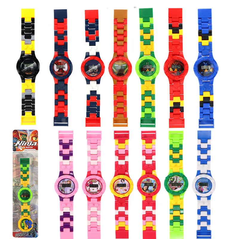 

Super Hero DC Avengers Bricks Watch Toys for Children Compatible LegoING Batman LegoING NinjagoING Duplo LegoINGL MinecraftING