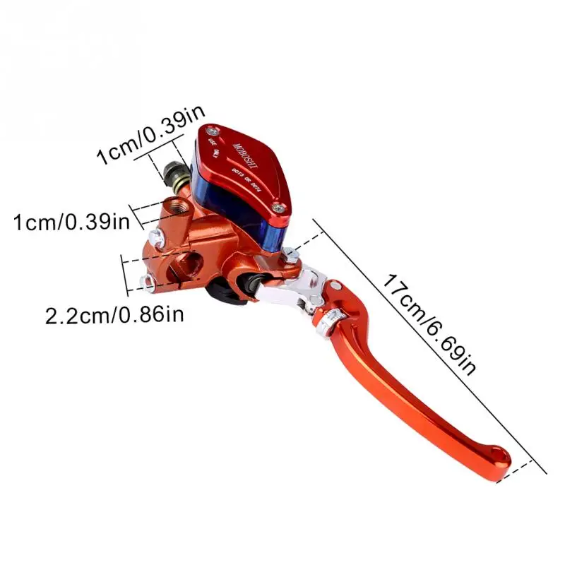 1 пара мотоциклов гидравлический насос тормозной главный цилиндр сцепления Рычаг 22 мм ЧПУ Регулируемая