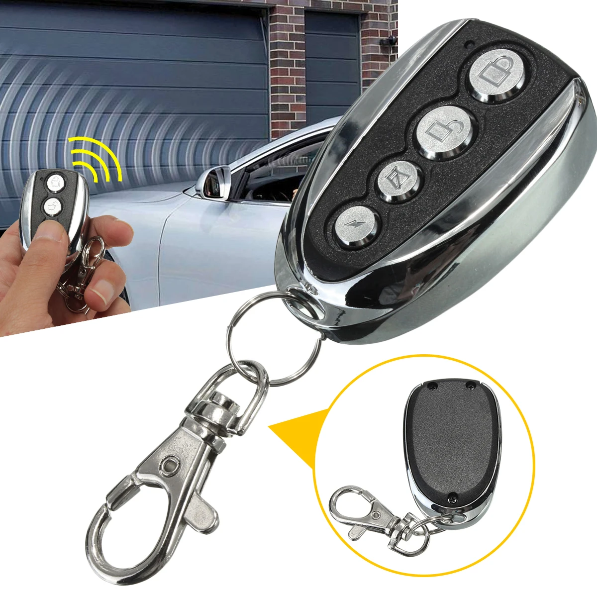 Garage Door Electric Cloning Remote Control Key Universal Safe Fob Car