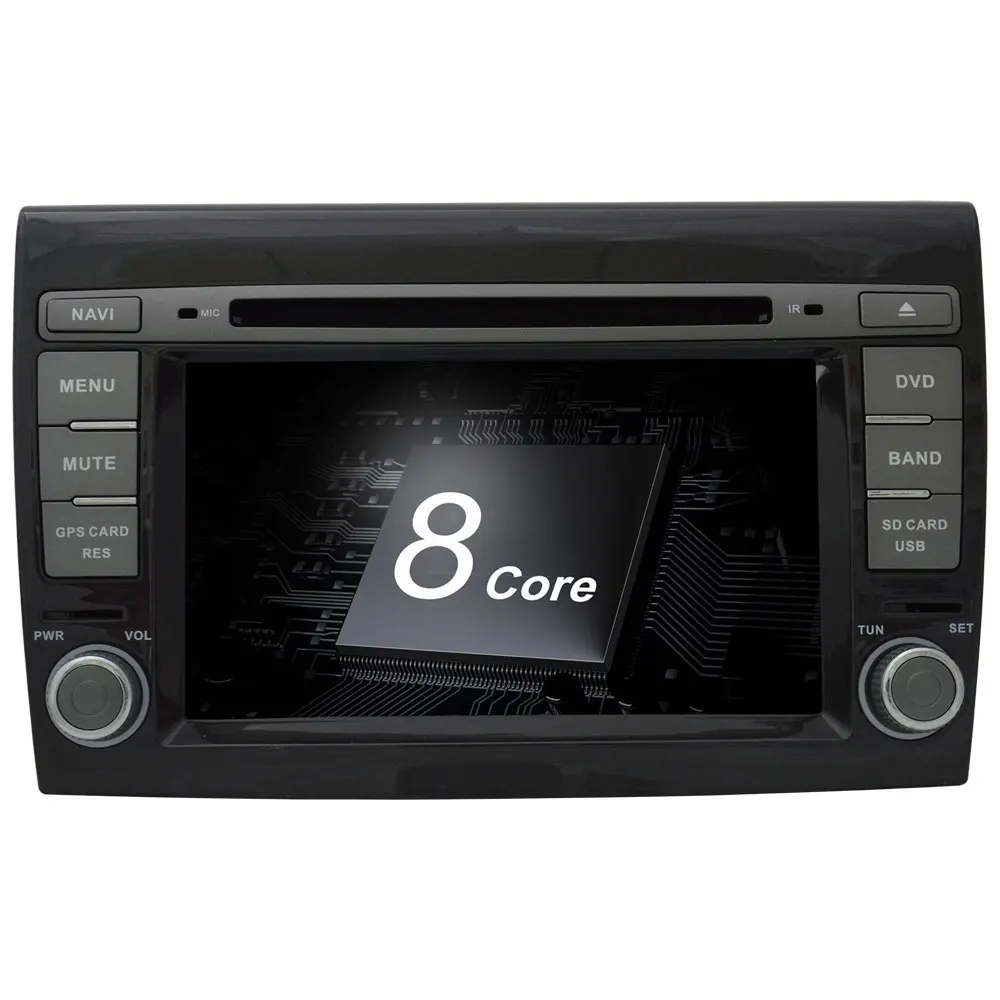 Cheap 4G WIFI Android 8.0 Octa Core Car DVD For Fiat Bravo 2007 2008 2009 2010 2011 2012 2013 2014 Car Radio With 4GB RAM 32GB ROM GPS 4