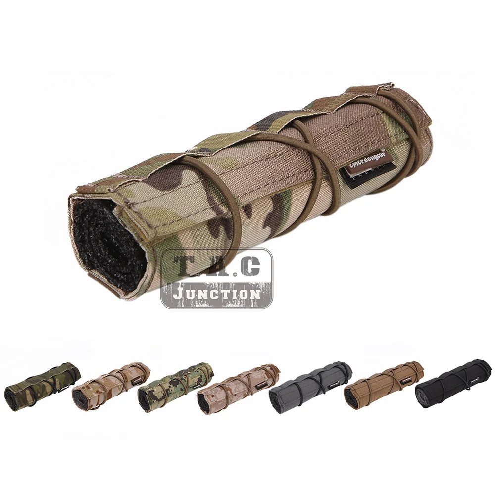 Emerson 7" 18cm Silencer Airsoft Suppressor Cover Combat Mirage Heat