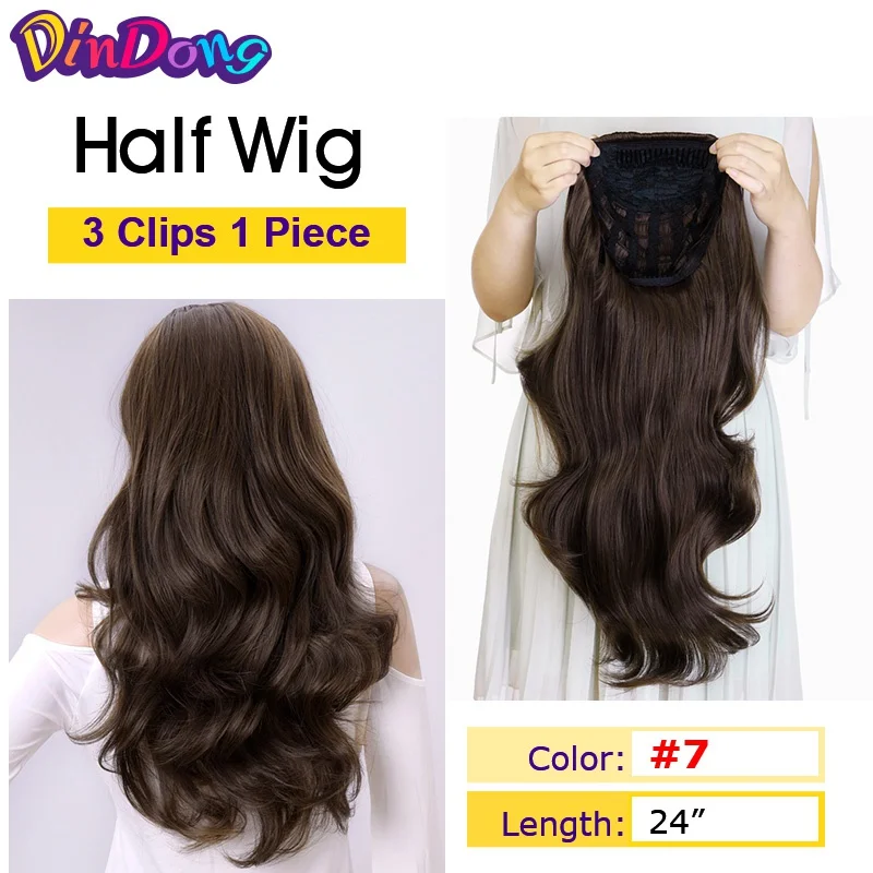 Half Wig Hair Synthetic Wigs - Image 6