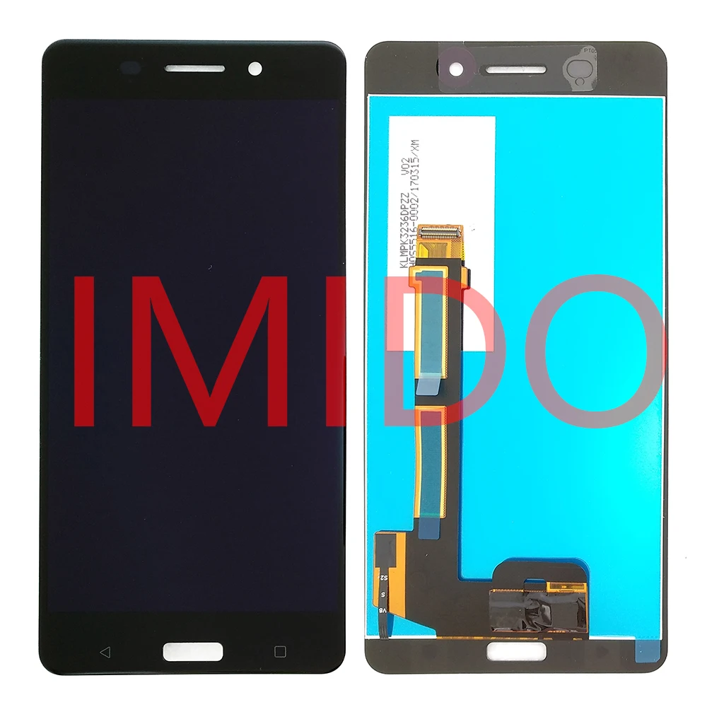 Продажа Для Nokia 6 TA 1000 TA 1003 TA 1021 TA 1025 TA 1033 TA 1039 ЖК дисплей + кодирующий преобразователь сенсорного экрана в сборе запасные части