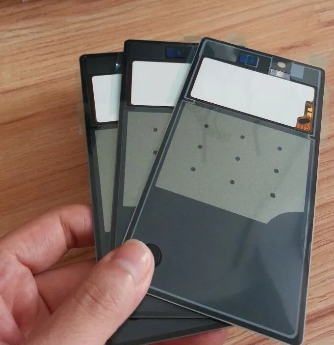 Для sony xperia Z L36H C6603 стеклянная крышка батареи задняя дверь стеклянный корпус с NFC