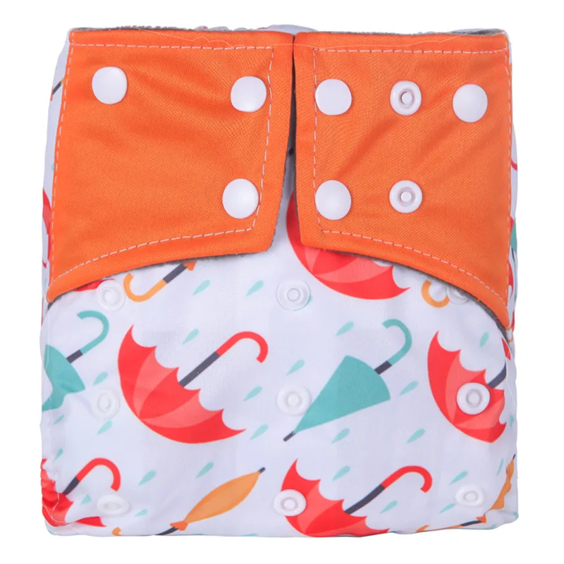 

[simfamily] 1PC Reusable Diaper Bamboo Charcoal Pocket Cloth Diaper Washable One Size Adjustable Babies Pocket Nappies