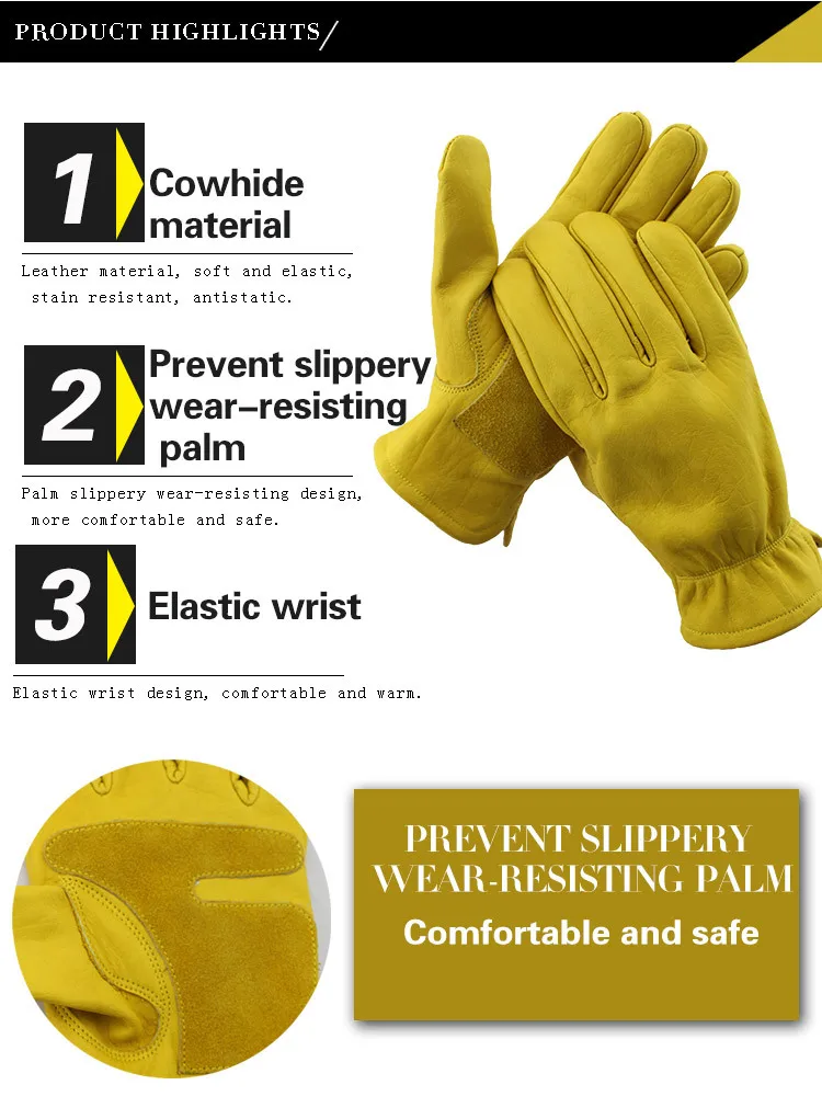 retro leather bike glove b3
