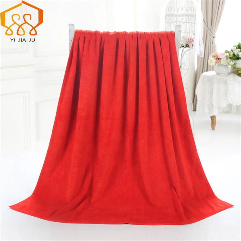 Günstig 19 farben 180x80 cm Mikrofaser Strand Handtuch Supersoft Bad Handtuch Sport Handtuch Gym Schnell Trocknende Tuch Schönheit Salon bett Große Heißer Verkauf